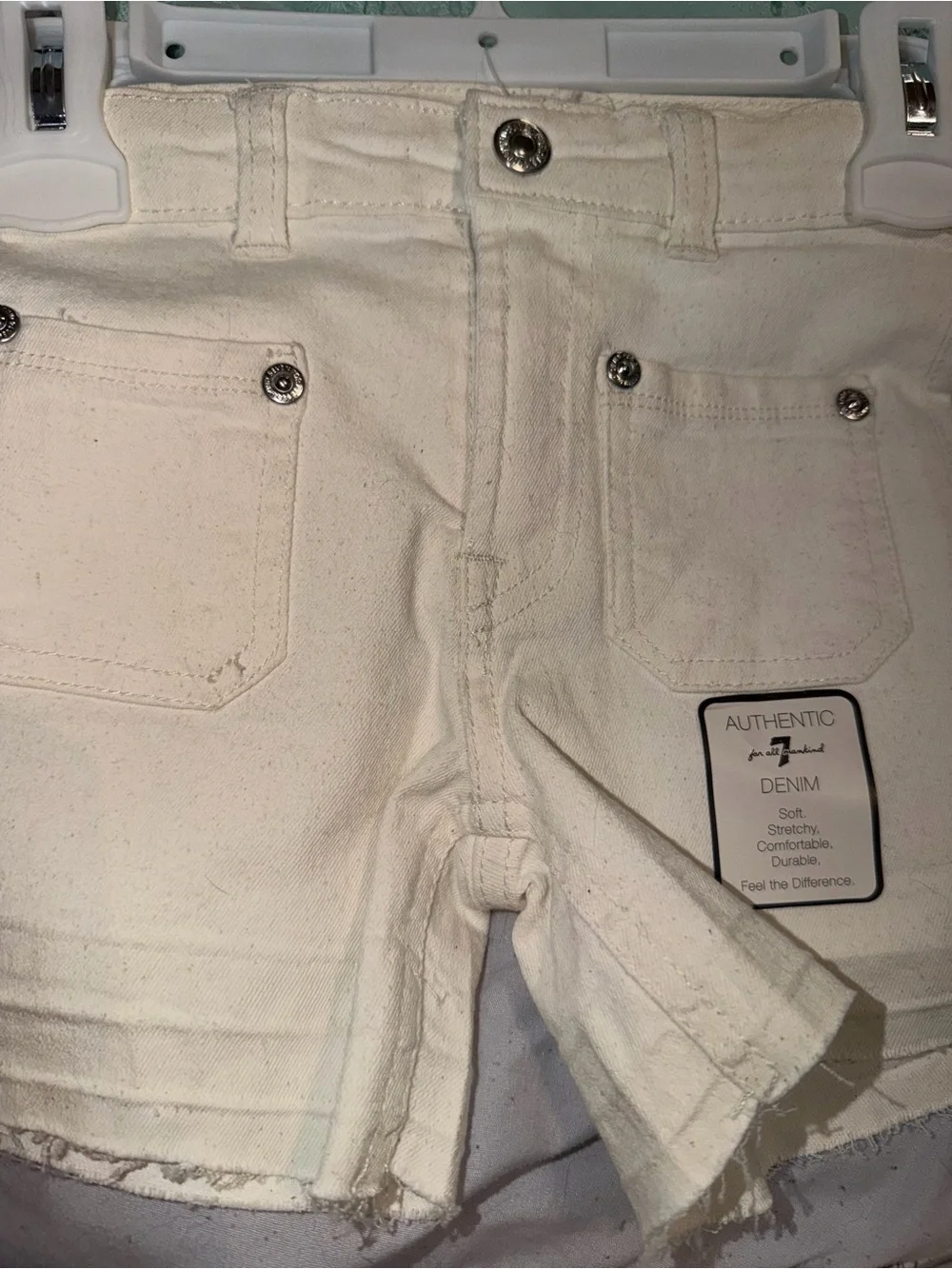Girls 7 for all mankind shorts set 4t NWT